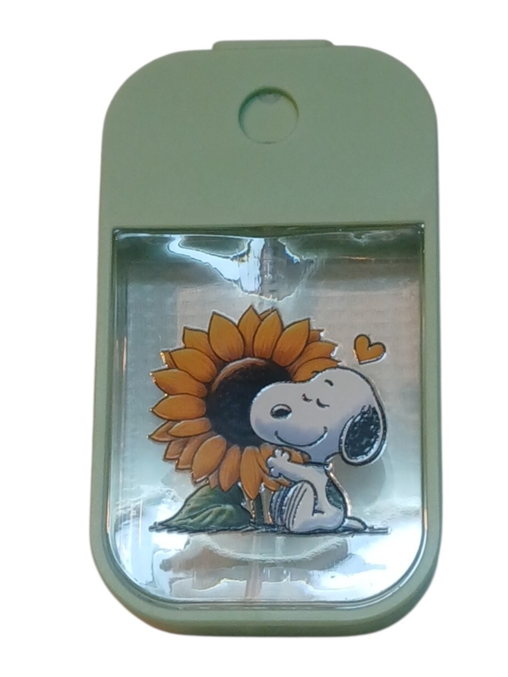 Peanuts - Snoopy Refillable Hand Sanitizer Spray Bottle, Pocket/Purse Size. 1.5o